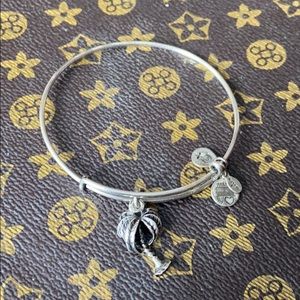 Alex and Ani silver palm tree bracelet